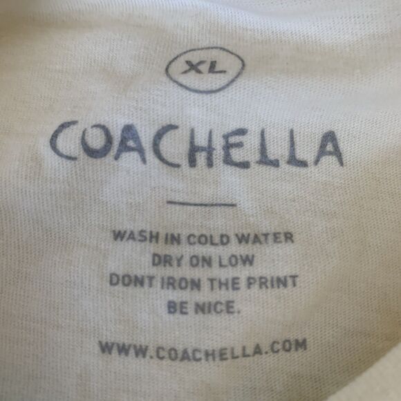 Coachella 2015 Graphic T-Shirt Men's XL Music Festival Lineup Official Merc NWOT - Picture 7 of 12
